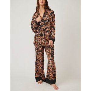 FREE PEOPLE Dreamy Days Pajama Set / Black Combo